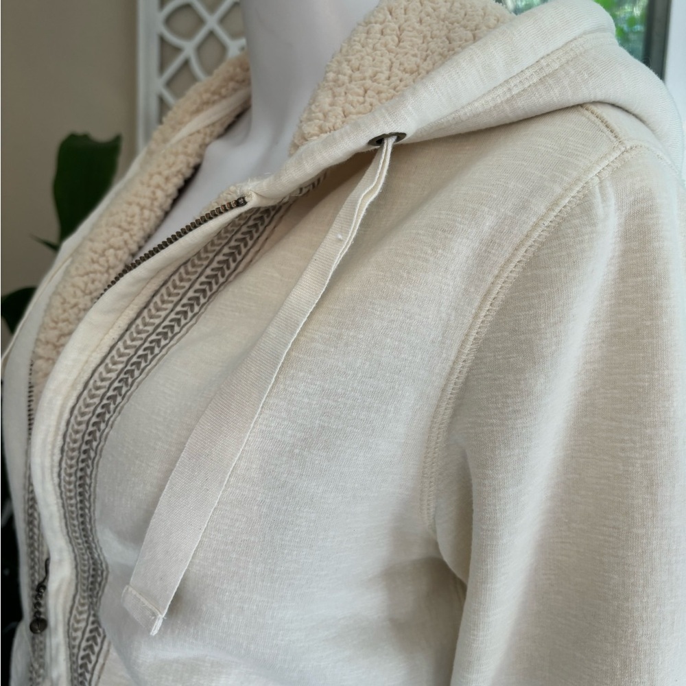 Natural Reflections Cream Sherpa Jacket - Picture 4 of 8
